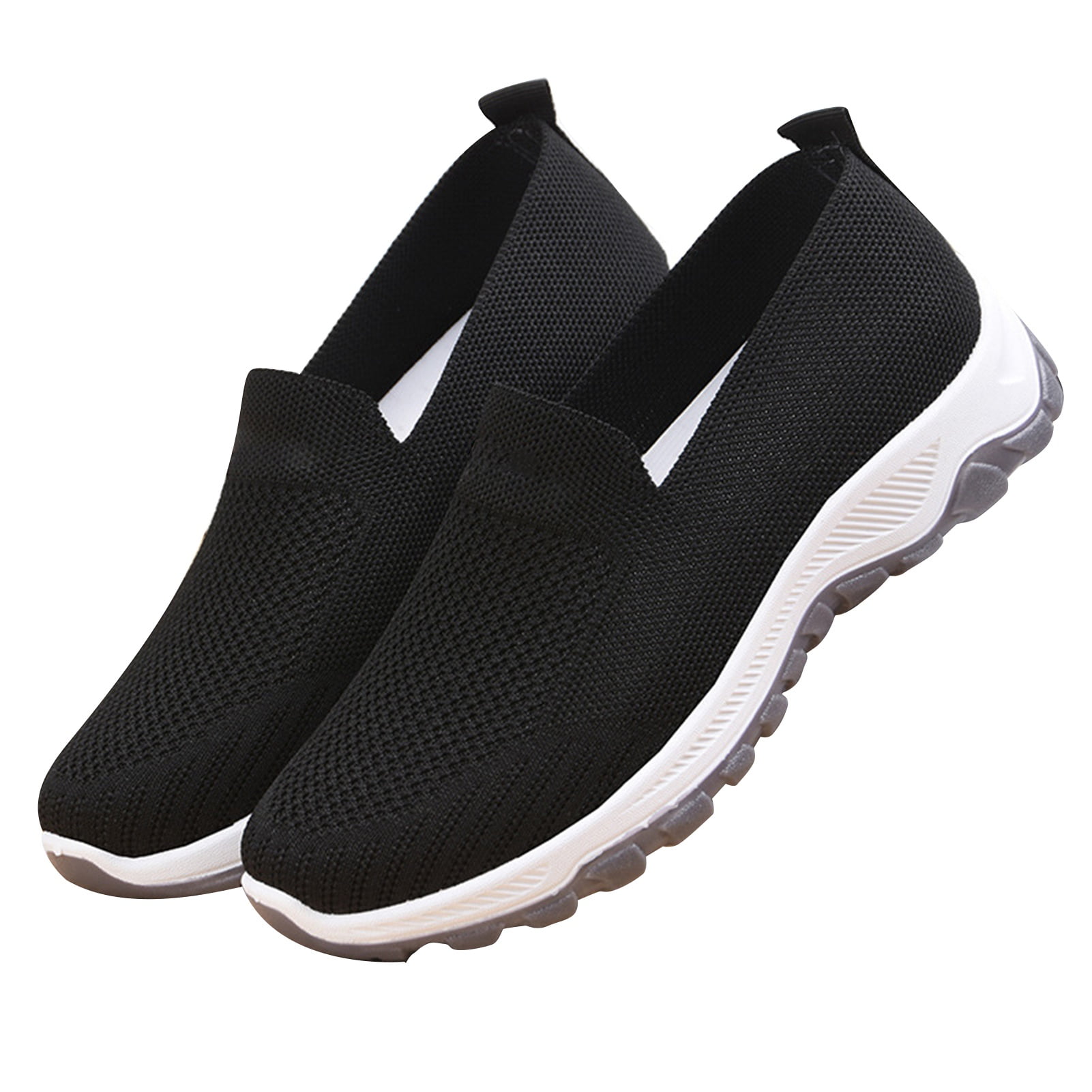 Women Slip On Shoes Flat Soft Sole Prevent Slip Lightweight Breathable