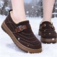 thumbnail image 1 of Women Slip On Winter Boots Insulated Warm Comfortable Flat Sole Non Slip Traction Outdoor Casual Shoes, 1 of 8