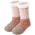 thumbnail image 1 of Women Slipper Socks Non Slip Fuzzy Fluffy Thick Warm Cabin Cozy Comfy Soft Fleece Home Grips Socks 1Pairs, 1 of 6