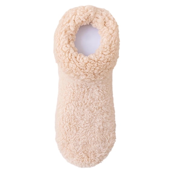 Women Slipper Socks Winter Warm Plush Fuzzy Socks Cozy Soft Non Slip Grip Socks Thick Warm Thermal Socks for Home Christmas Gift