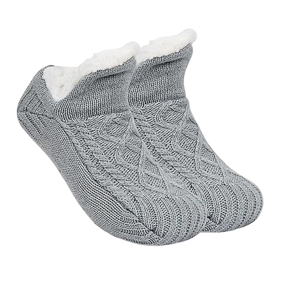 Women Slipper Socks with Gripper Winter Non Slip Thick Fuzzy Warm Socks Cozy USA