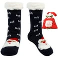thumbnail image 1 of Women Slipper Socks with Grippers Non Slip Sherpa Lined Slipper Socks Home Grips Socks, 1 of 8