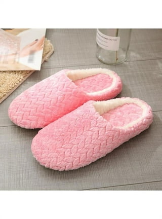  Lulex Girls Slippers Glitter Warm House Shoes Pink Anti-slip  Bedroom Slippers | Slippers