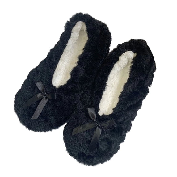 Women Slippers Floor Socks Slippers Indoor Shoes Home Footwear Thick Fleece Warm Design For Winter Relaxation And Daily Use ,Us Size:9