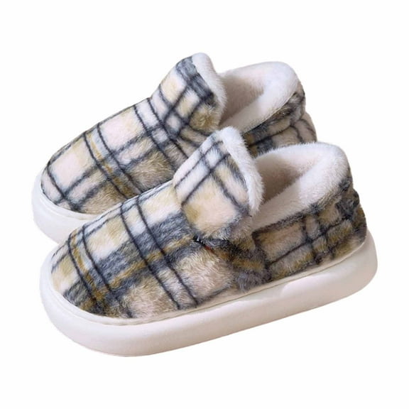 Women Slippers House Slippers for Woman Winter Slippers With Cozy High Top Design Soft Sole Comfortable Shoes for for Cold Weather and Indoor Use Elegant Style