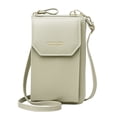 thumbnail image 1 of Women Small Crossbody Cell Phone Purse, Mini Messenger Shoulder Handbag Wallet with Credit Card Slots, 1 of 5