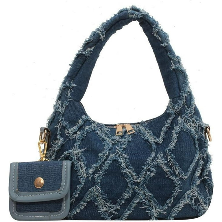 A GRATEFUL Heart newest is a Heart filled with GREATNESS - Blue Custom Designed American Themed Shoulder Handbag