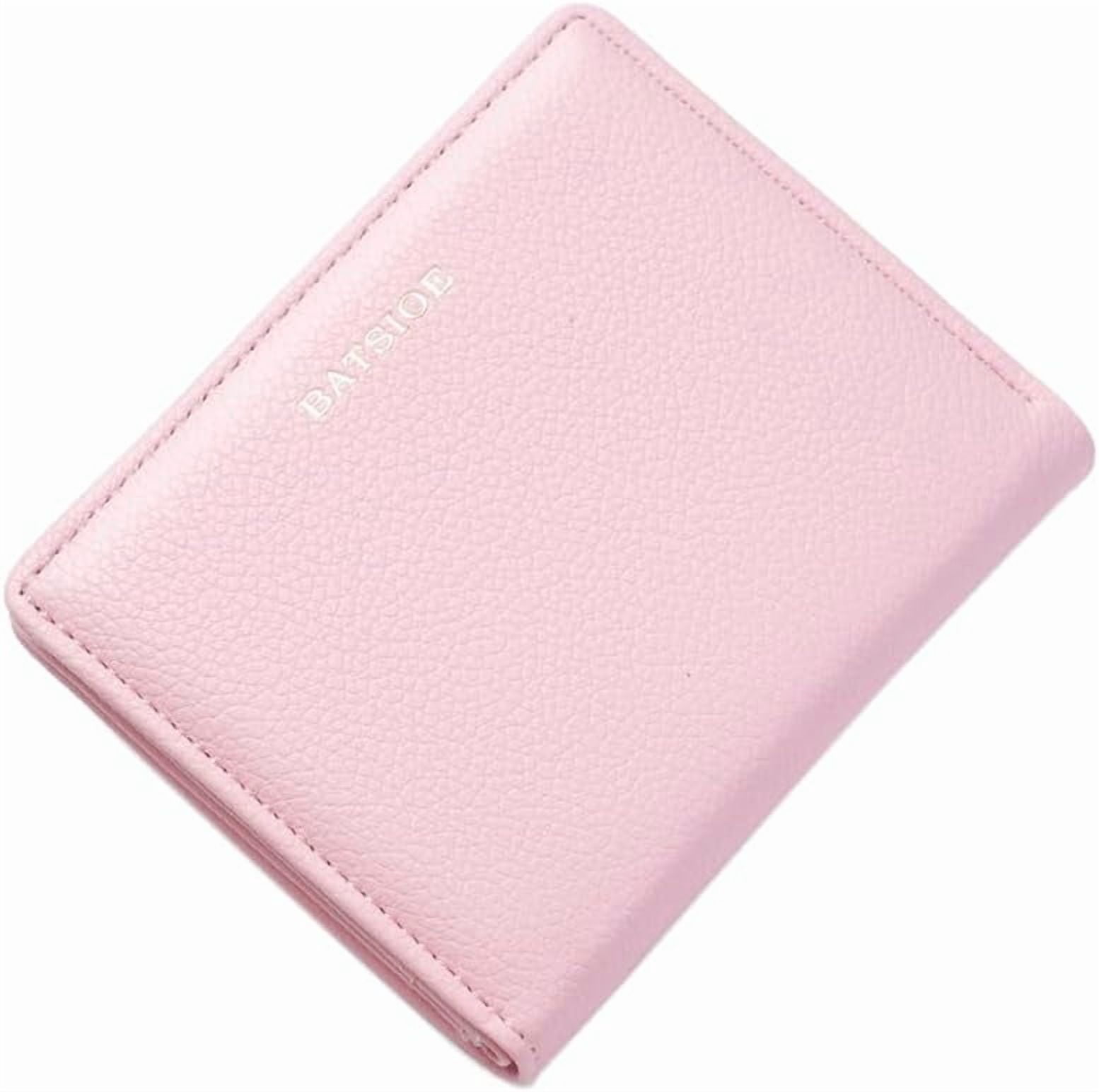 Women Small Slim Minimalist Leather Bifold Trifold Wallets - Walmart.com