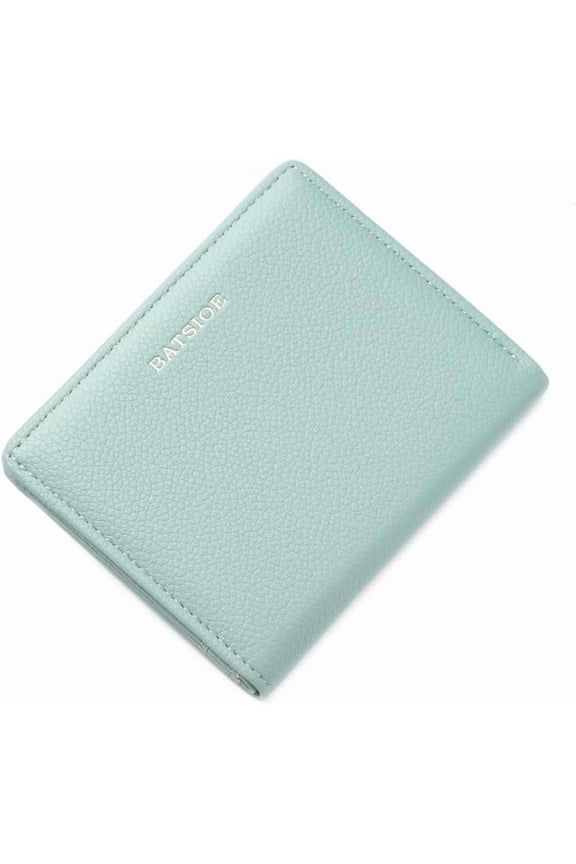 Women Small Slim Minimalist Leather Bifold Trifold Wallets