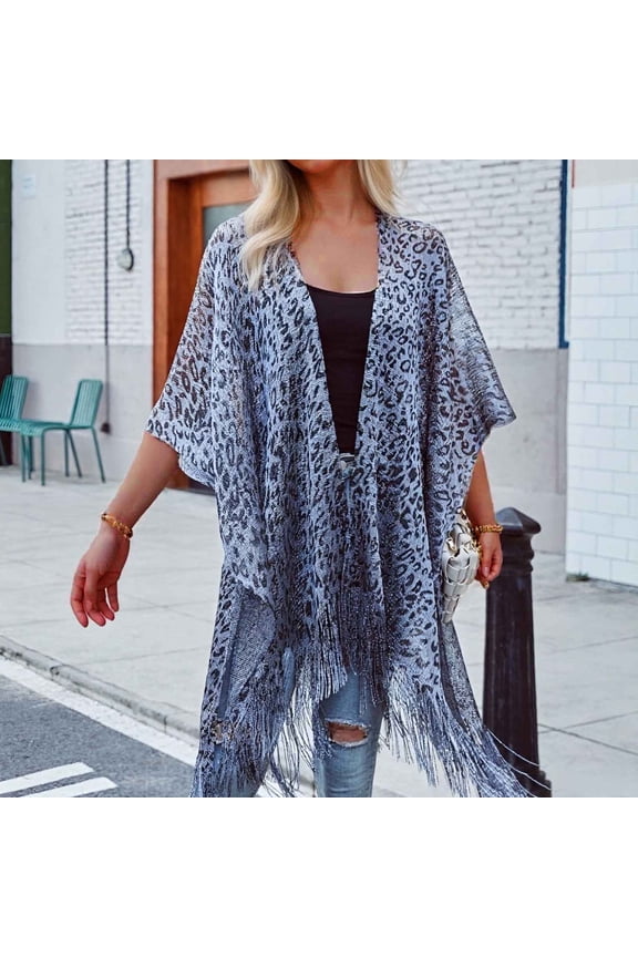 Women Smock With Hollowed Out Tassels Sunshade Vacation Beach Shawl Top Christmas Shawl for Women with Pockets Antique Silk Piano Shawl Shawl with Sleeves Jacket Buttons for Women Fall Blanket Scarf