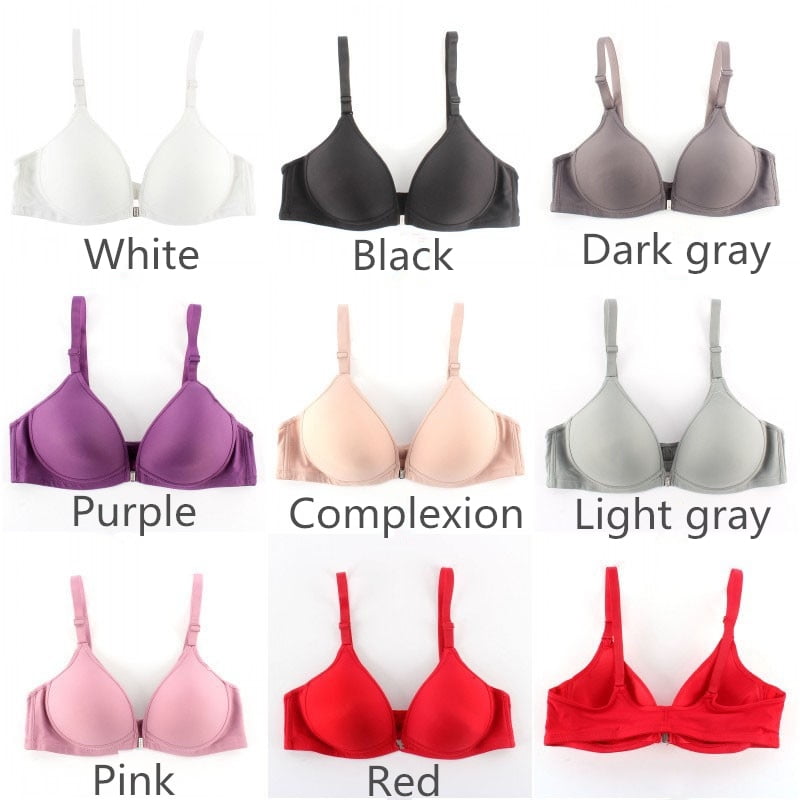 Bras for Big Breast Women High Support Large Bust - Adjustable Bralette  Bra,Wireless Everyday Bras for Women,Non-Padded Plus Size Push up  Bra(1-Packs) 