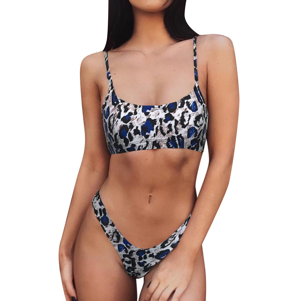 2020 Snake Print Push Up Snake Print Bikini Set With Padded Bra