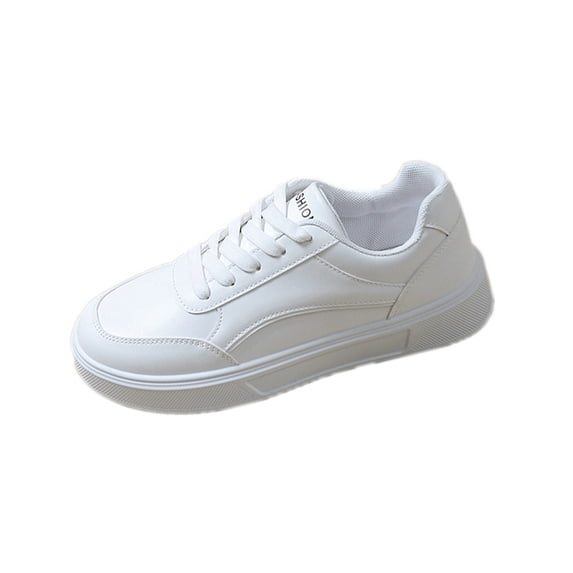 Women Sneakers Faux Leather Casual Shoes Comfortable Soft Walking Shoes for Dress and Everyday Wear Fashion Thick Sole Work Business Parties Tennis Sneaker