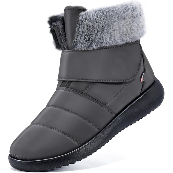 Women Snow Boots Winter Shoes Slip On Boots for Women Waterproof Booties Comfortable Outdoor Anti Slip Shoes