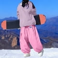 thumbnail image 1 of Women Snow Pants Women Ski Jackets and Pants Set Winter Waterproof Windproof Hooded Thickened Long Sleeves Snowsuit XL, 1 of 4