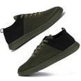 thumbnail image 1 of Women Sock Walking Shoes Breathable Lightweight Fashion Casual Workout Sneakers Dark Green Size 8, 1 of 5