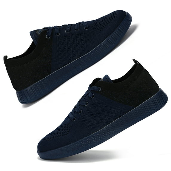 Women Sock Walking Shoes Breathable Lightweight Fashion Casual Workout Sneakers Navy Size 5
