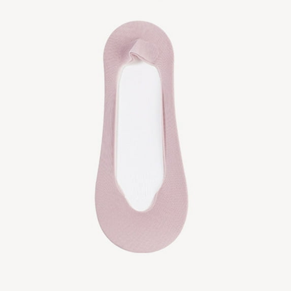 Women Socks New Women's Thin Seamless Socks in Summer Mesh Breathable Bottom Can'T Slip Off with Short Socks. Purple Free Size