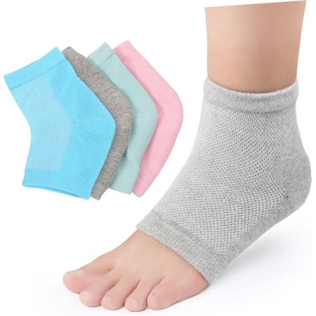 Women Socks Woman's Socks Silicone Gel Lotion Socks Moisture Spa Heel Socks Features Socks for Women Blue Cotton Gel Socks Protector Protective Case Moisturizing Socks Cuff Splint