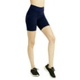 Women Soft Cotton Stretch High Waist Workout Running Yoga 15" Length