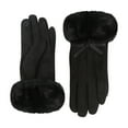 thumbnail image 1 of Winter Gloves for Women Touch Screen Cold Weather Thermal Warm Windproof Gloves Faux Fur Cuff Soft Fleece Lined Glove, 1 of 2