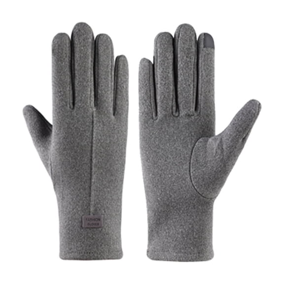 Women Soft Fleece Lined Gloves Touchscreen Warm Winter Thermal Mittens for Cold Weather