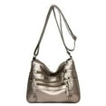 thumbnail image 1 of Women Soft Layer Shoulder Bag Classic Crossbody Handbag Purse Designer, 1 of 4