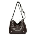 thumbnail image 1 of Women Soft Layer Shoulder Bag Classic Crossbody Handbag Purse Designer, 1 of 2