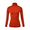 thumbnail image 1 of Women Soft Long sleeve Lightweight Turtleneck Top, 1 of 5