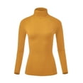 thumbnail image 1 of Women Soft Long sleeve Lightweight Turtleneck Top, 1 of 5