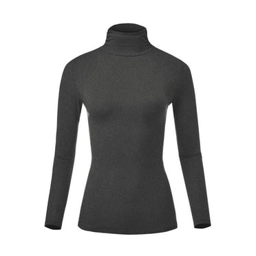 Women Soft Long sleeve Lightweight Turtleneck Top