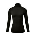 thumbnail image 1 of Women Soft Long sleeve Lightweight Turtleneck Top, 1 of 5