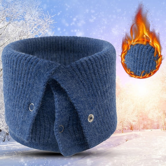 Women Cozy Knit Collar Inside Neck Warmer Match Turtleneck Women Soft Neck Gaiter Stretchy Knit Collar Scarf Breathable Warm for Day Neckerchief