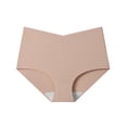 thumbnail image 1 of Women Soft Seamless Intimate Panties V Cut Waist Invisible Stretch Athletic Workout Underwear Coffee S, 1 of 4