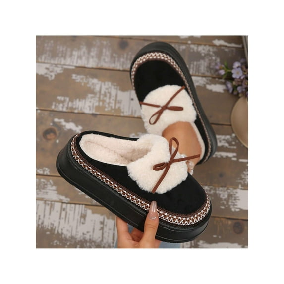 Women Soft Snow Boots - Thermal Lined Warm Ankle Boots for Women with Slip-On Design for Outdoor Comfort