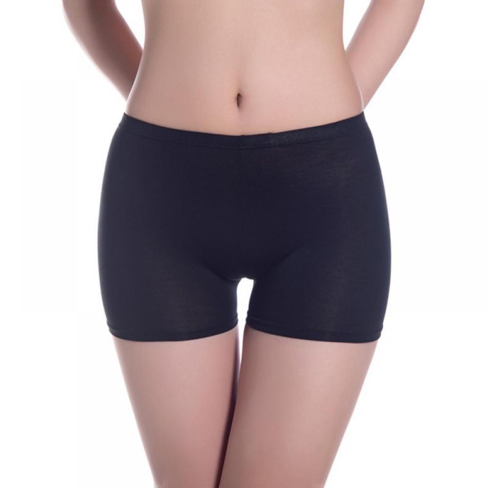 Women Soft Solid Under Skirt Shorts Safety Pants - Walmart.com