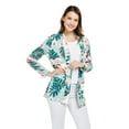 thumbnail image 1 of Women Soft Stretchy Casual Open Front Jacket Cardigan Mint Forest XLarge, 1 of 5