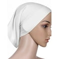 thumbnail image 1 of Women Soft Under Scarf Tube Bonnet Cap Bone Islamic Head Cover Hijab 20 Colors, 1 of 1