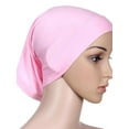 thumbnail image 1 of Women Soft Under Scarf Tube Bonnet Cap Bone Islamic Head Cover Hijab 20 Colors, 1 of 1