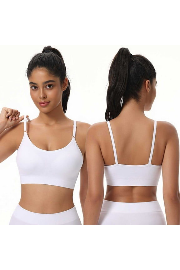 Women Solid Color Back Sports Bra Fitness Clothes Running Drying Yoga Underwear Push Up Bra Yoga Sports Bra Athletic Stretchy Elasticity Comfort