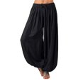 thumbnail image 1 of Women Solid Color Casual Loose Harem Yoga Pants, 1 of 1