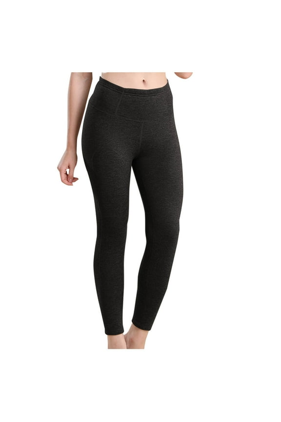 Women Solid Color German-Velvet High Waisted Warm Plush Thickening Full Length Pants Leggings Baggy Cargo Pants Women S-107 Black XXL