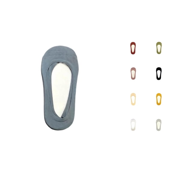 Women SolidâColor NoâShow Liner Socks, Nonâ Low Cut Invisible Boat Socks, Summer Thin Breathable Casual Flat Shoe Socks