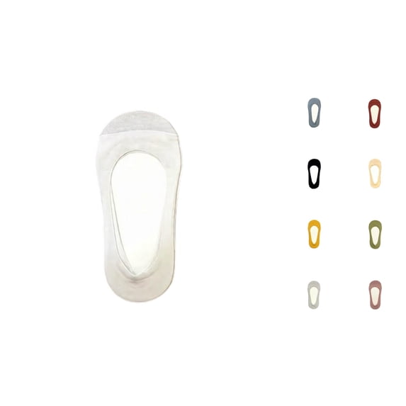 Women SolidâColor NoâShow Liner Socks, Nonâ Low Cut Invisible Boat Socks, Summer Thin Breathable Casual Flat Shoe Socks