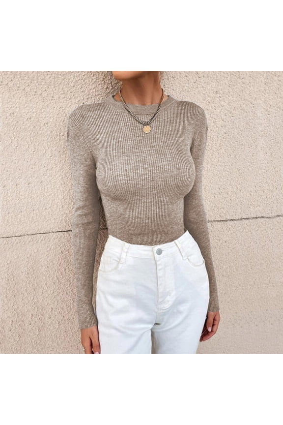 Women Solid Color O Neck Knitted Sweater Bottoming Turtleneck Sweater Tops 5x Sweatshirts for Men Big And Tall Quarter Zip Pullover Men Sweatshirt Womens Quarter Men Dharma Sweatshirt Mens Hoodies