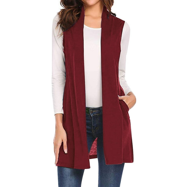 Waterfall cardigan cheap sleeveless