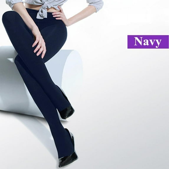 Women Solid Color Tights Stockings Spring Autumn Stretch Tights Fashion Opaque Footed Pantyhose