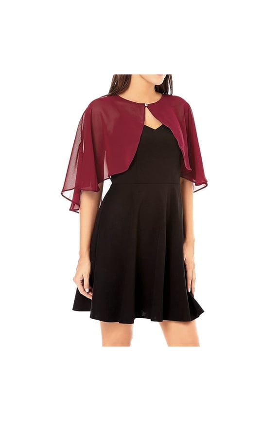 Women Solid Elegant Sleeveless Chiffon Wedding Shawl Solid Suitable For Spring Summer Weddings Cardigan Bridal Jacket Dress Shawls for Girls Womens Scarfs Summer Travel Scarf Readers Wrap Pocket Shawl