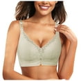 thumbnail image 1 of Women Solid Maternity Nursing Underwear Breathable Sleep Without Underwire Lace Push Up Bra Sports Bras Pack for Women Compression Sports Bra 36c Bra Pack Low Back Bras for Women Running Sports Bras, 1 of 3