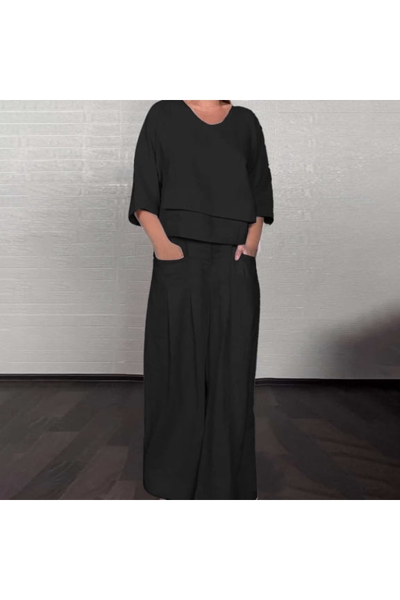 Women Solid V Neck Short Sleeved Top High Waist Pants Casual Two Set Romper for Bride plus Size Wedding Guest Dresses for Bride Petite Pants Suit for Women Formal Jumpsuit Prom Pants Suit for Women
